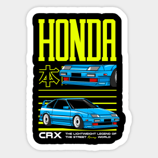 Honda CRX Restoration Sticker